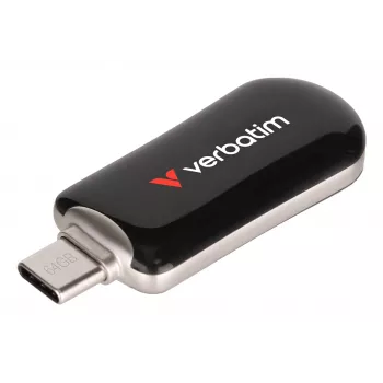 Pendrive Verbatim Plectra USB-C Czarny 64GB