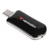 Verbatim Plectra USB-C Flash Drive Czarny 128GB, 128 GB, USB Type-C, 3.2 Gen 1 (3.1 Gen 1), 100 MB/s, Capless, Czarny