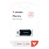 Verbatim Plectra USB-C Flash Drive Czarny 128GB, 128 GB, USB Type-C, 3.2 Gen 1 (3.1 Gen 1), 100 MB/s, Capless, Czarny