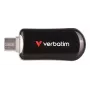 Verbatim Plectra USB-C Flash Drive Czarny 256GB, 256 GB, USB Typu-C, 3.2 Gen 1 (3.1 Gen 1), 100 MB/s, Bez nasadki, Czarny