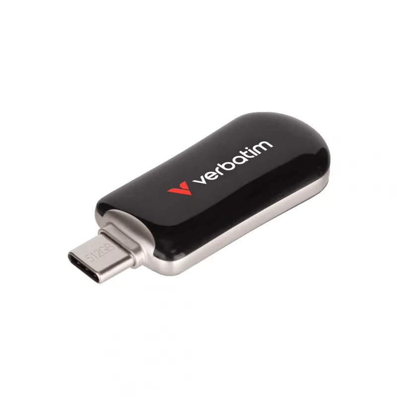 Pendrive Verbatim Plectra USB-C Czarny 512 GB