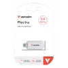 Pamięć USB Verbatim Plectra USB-C, biała, 64 GB