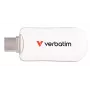 Verbatim Plectra USB-C Flash Drive biały 128GB, 128 GB, USB Type-C, 3.2 Gen 1 (3.1 Gen 1), 100 MB/s, Capless, biały