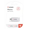 Verbatim Plectra USB-C Flash Drive biały 128GB, 128 GB, USB Type-C, 3.2 Gen 1 (3.1 Gen 1), 100 MB/s, Capless, biały