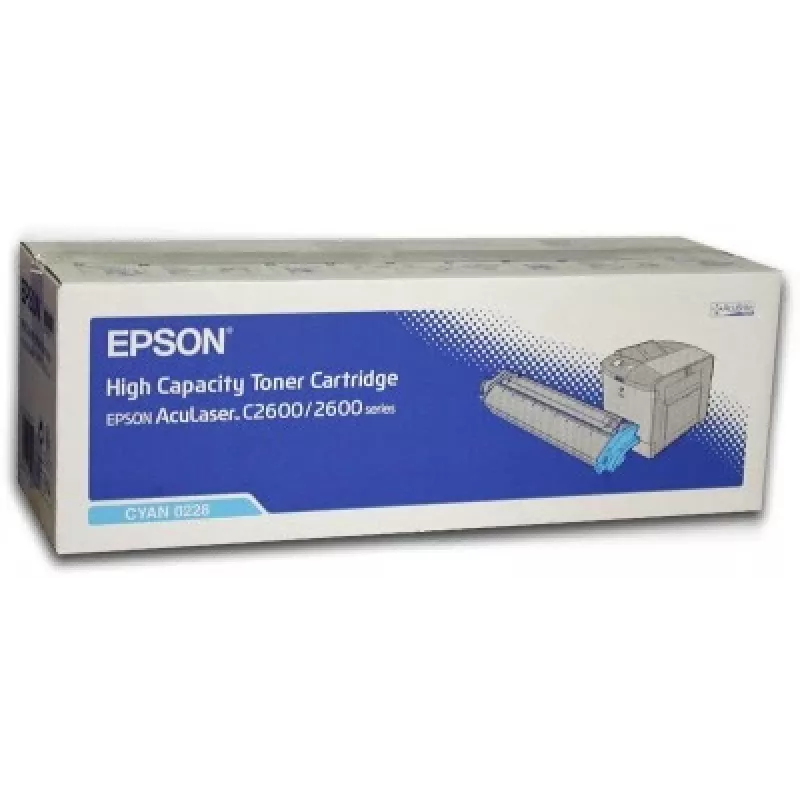 Kaseta z tonerem Epson AL-C2600 cyjan 5k, 5000 stron, Cyjan, 1 szt.