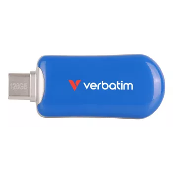 Pamięć USB Verbatim Plectra USB-C 128 GB niebieska