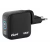 Verbatim Mini GaN Charger 65W z Wyświetlaczem, Indoor, AC, 20 V, Czarny