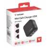 Verbatim Mini GaN Charger 65W z Wyświetlaczem, Indoor, AC, 20 V, Czarny