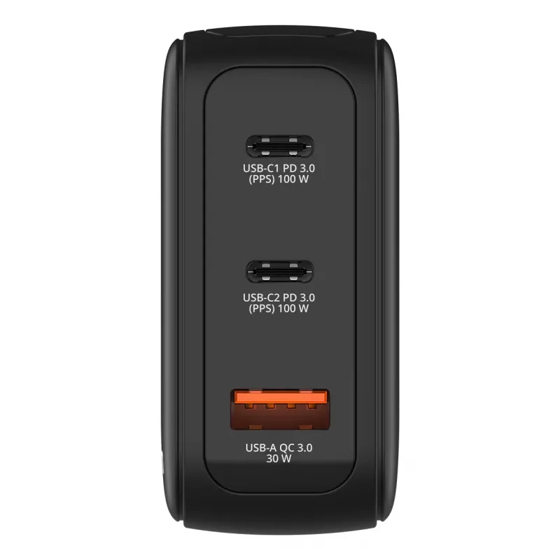 Verbatim Mini GaN Charger 100W z Display, Indoor, AC, 20 V, Czarny