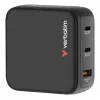 Verbatim Mini GaN Charger 100W z Display, Indoor, AC, 20 V, Czarny