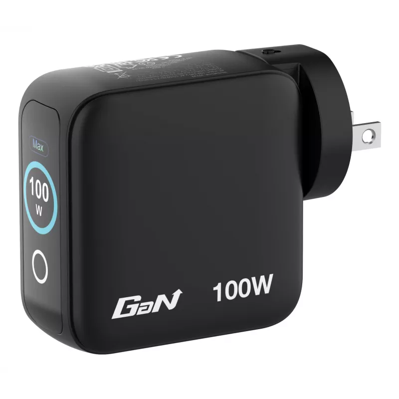 Verbatim Mini GaN Charger 100W z Display, Indoor, AC, 20 V, Czarny