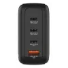 Verbatim Mini GaN Charger 140W z Wyświetlaczem, Wewnętrzna, AC, 28 V, Czarny