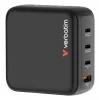 Verbatim Mini GaN Charger 140W z Wyświetlaczem, Wewnętrzna, AC, 28 V, Czarny