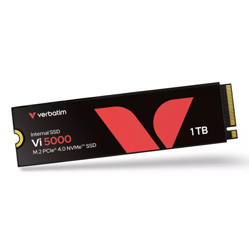 Verbatim Vi5000 PCIe NVMe M.2 SSD 1TB, 1 TB, M.2, 5000 MB/s