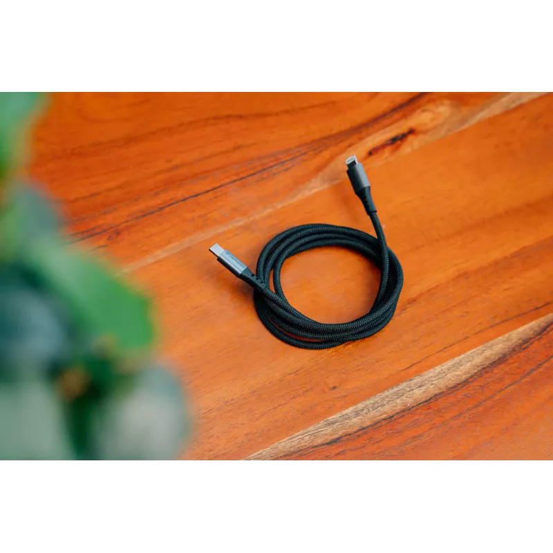 Kabel Verbatim Sync & Charge USB-C do Lightning 120 cm, 1,2 m, Lightning, USB C, Wtyk męski, Wtyk męski, Czarny