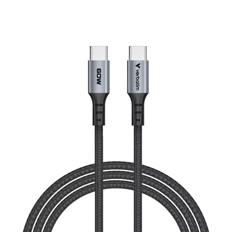 Kabel Verbatim Sync & Charge - 60 W USB-C na USB-C 120 cm