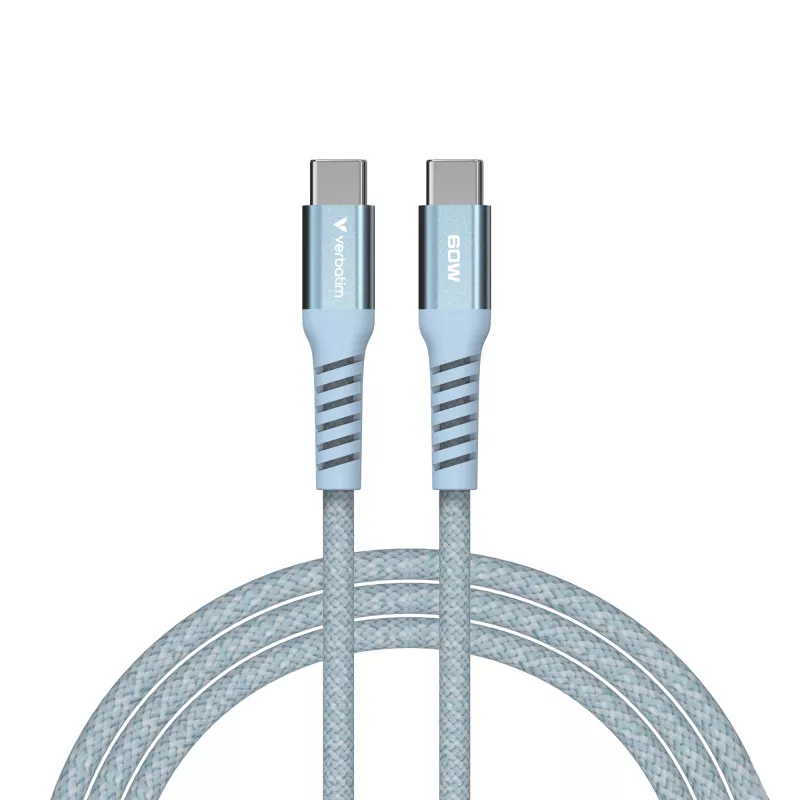 Verbatim Sync & Charge Magnetic kabel - 60W USB-C do USB-C 120 cm niebieski