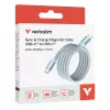 Verbatim Sync & Charge Magnetic kabel - 60W USB-C do USB-C 120 cm niebieski