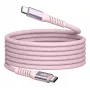 Verbatim Sync & Charge Magnetic kabel - 60W USB-C do USB-C 120 cm Różowy