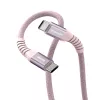Verbatim Sync & Charge Magnetic kabel - 60W USB-C do USB-C 120 cm Różowy