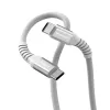 Kabel magnetyczny Verbatim Sync & Charge - 100 W USB-C na USB-C 120 cm szary