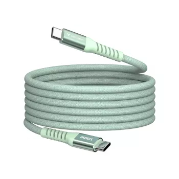 Verbatim Sync & Charge Magnetic kabel - 100W USB-C na USB-C 120 cm zielony
