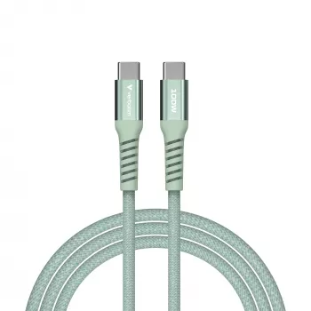 Verbatim Sync & Charge Magnetic kabel - 100W USB-C na USB-C 120 cm zielony