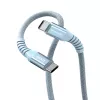 Kabel magnetyczny Verbatim Sync & Charge – 100 W USB-C na USB-C 120 cm niebieski