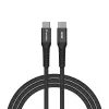 Kabel magnetyczny Verbatim Sync & Charge - 60W USB-C do USB-C 120 cm czarny