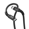 Kabel magnetyczny Verbatim Sync & Charge - 60W USB-C do USB-C 120 cm czarny