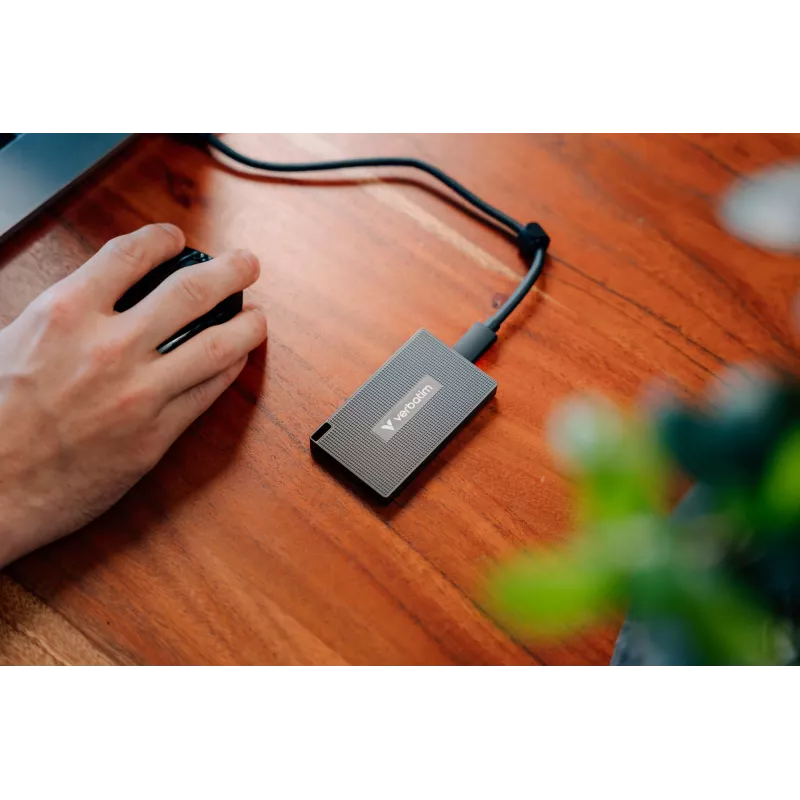 Verbatim Metal Mini SSD USB-C 3.Gen 2 512 GB, 512 GB, USB Type-C, USB 3.2 Gen 2x2, 2000 MB/s, 10 Gbit/s, szary
