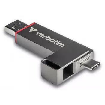 Pendrive Verbatim Dual QuickStick 512 GB USB Type-A / USB Type-C 3.2 Gen 1 (3.1 Gen 1) Szary