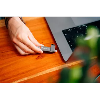 Pendrive Verbatim Dual QuickStick 512 GB USB Type-A / USB Type-C 3.2 Gen 1 (3.1 Gen 1) Szary