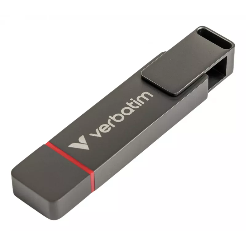 Pendrive Verbatim Dual QuickStick 512 GB USB Type-A / USB Type-C 3.2 Gen 1 (3.1 Gen 1) Szary