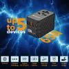 Verbatim UTA-05 65W GaN III uniwersalna ładowarka podróżna z 2 portami USB-C PD i QC 4+ oraz 2 portami USB-A