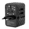 Verbatim UTA-05 65W GaN III uniwersalna ładowarka podróżna z 2 portami USB-C PD i QC 4+ oraz 2 portami USB-A