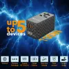Verbatim UTA-06 100W GaN III Uniwersalny adapter podróżny z 2 portami USB-C PD i QC 4+ oraz 2 portami USB-A QC 3.0