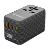 Verbatim UTA-06 100W GaN III Uniwersalny adapter podróżny z 2 portami USB-C PD i QC 4+ oraz 2 portami USB-A QC 3.0