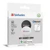 Verbatim My Finder Coin Bluetooth Tracker - 2 Pack, Personal, Finder, Czarny, Biały, Pyłoszczelny, Wodoodporny, IP66, CR2032