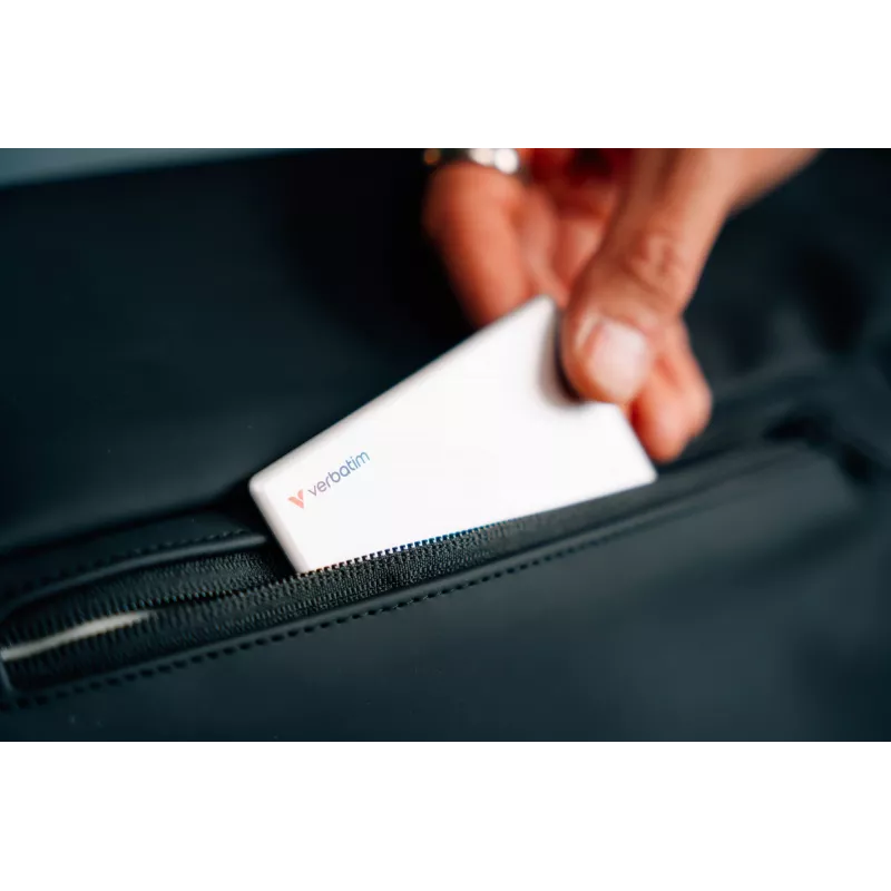 Verbatim My Finder Card Bluetooth Item Finder 1 szt. srebrny, osobista, Moduł lokalizujący, srebrny, pyłoszczelna, wodoodporna, IP66, 1440 h