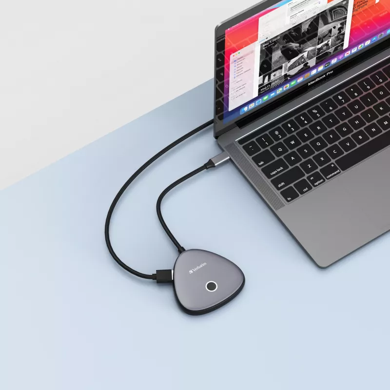 Verbatim Share My Screen USB-C Wireless Display Adapter 4K z hubem WDA-02