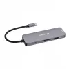Verbatim CMH-08 USB Type-C 5000 Mbit/s Srebrny