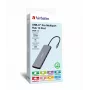 Verbatim CMH-13 Hub USB Type-C 10000 Mbit/s Srebrny