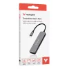 Verbatim USB-C Essentials Multiport Hub 6 portów: HDMI, USB-C PD, USB-A 3.2 Gen 1, USB-A, SD i microSD