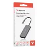 Verbatim USB-C Essentials Multiport Hub 6 portów: RJ45, HDMI, USB-C PD, 3 x USB-A 3.2 Gen 1
