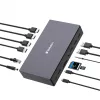 Verbatim CDS-17 Przewodowa stacja dokująca USB 3.2 Gen 1 (3.1 Gen 1) Type-C Czarny, Szary