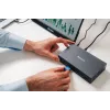 Verbatim CDS-17 Przewodowa stacja dokująca USB 3.2 Gen 1 (3.1 Gen 1) Type-C Czarny, Szary