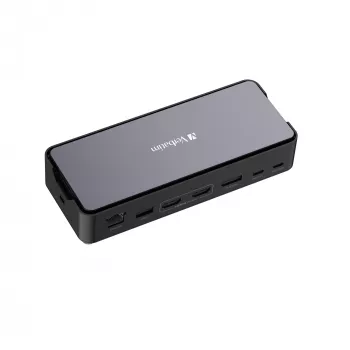 Verbatim CDS-15S Przewodowy USB 3.2 Gen 1 (3.1 Gen 1) Type-C Czarny, Szary