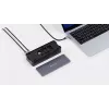 Verbatim CDS-15S Przewodowy USB 3.2 Gen 1 (3.1 Gen 1) Type-C Czarny, Szary