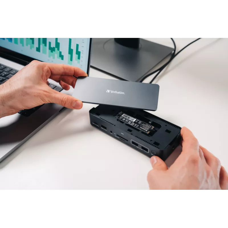 Verbatim CDS-15SSD Wired USB 3.2 Gen 1 (3.1 Gen 1) Type-C Czarny, szary